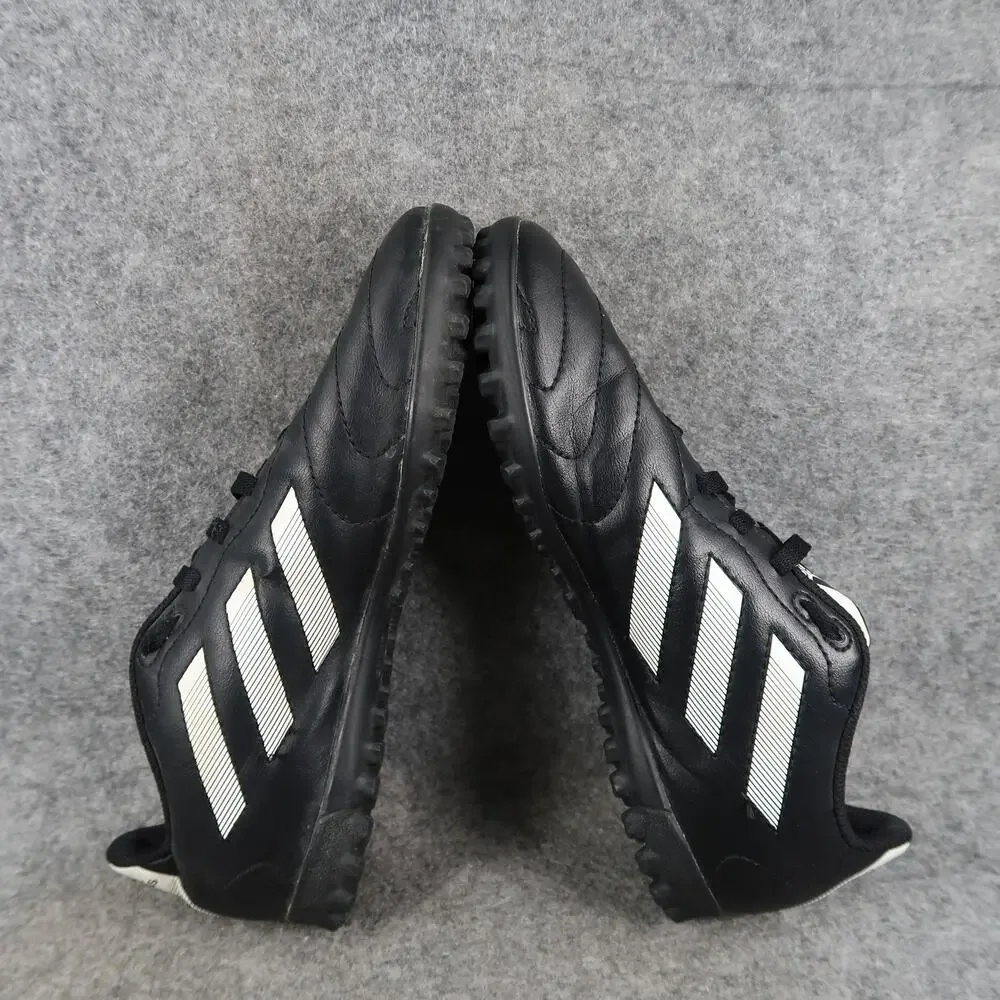 Adidas Shoes Kids 3.5 Goletto VIII Turf Soccer Cleats Black White Lace Up Sport